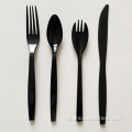 PS Transparan PP Plastik Sendok alat makan dan garpu